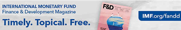 Ad for the International Monetary Fund Finance & Development Magazine. Timely. Topical. Free. IMF.org/fandd